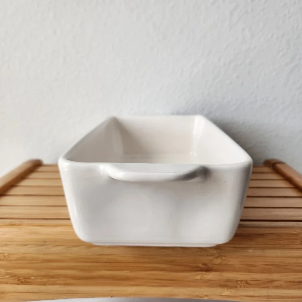 Rae Dunn Artisan Collection Halloween‎ Pumpkin No Tricks Just Treats Baking Dish